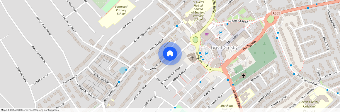 Century Road, Crosby