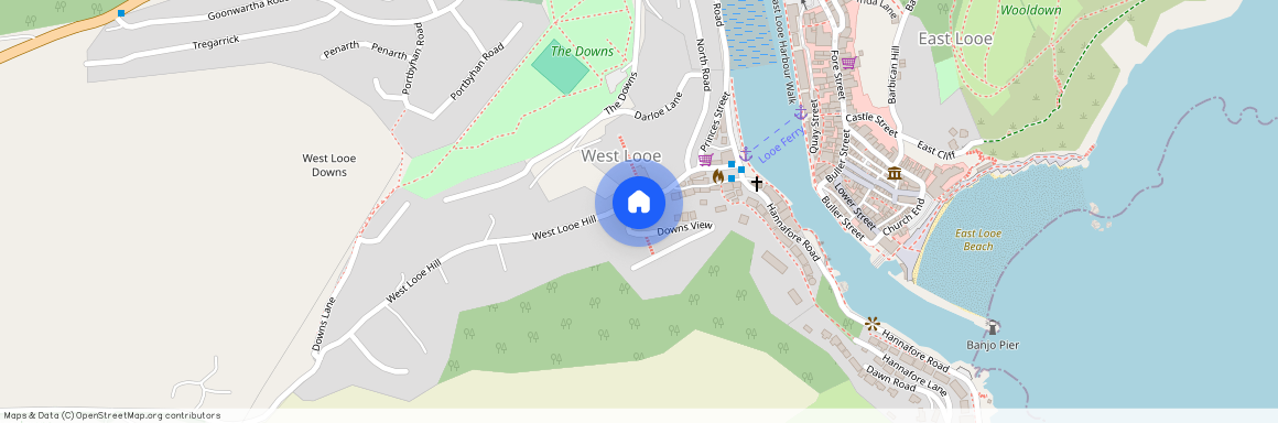 Fore Street, West Looe, Looe, Cornwall