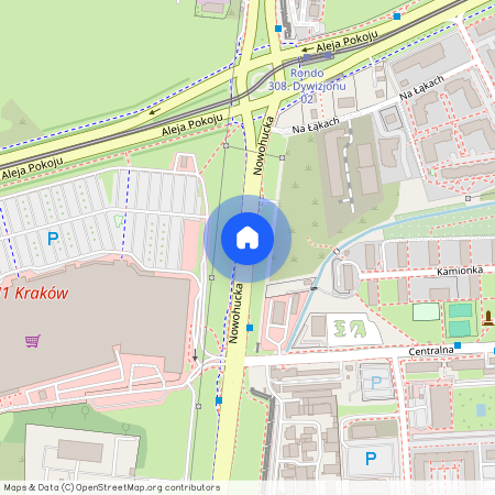 ul. Nowohucka, Łęg, Czyżyny, Kraków, małopolskie