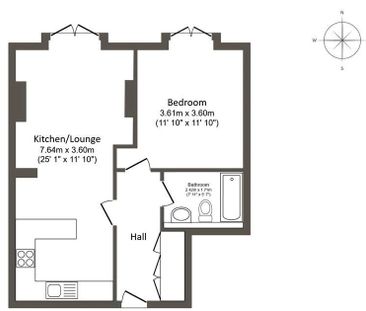 1 Bed Flat, Swan House, E15 - Photo 2