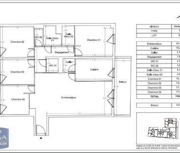 Location appartement 5 pièces de 124.6m² - Photo 1