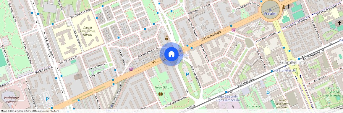 Milano, Largo Dei Gelsomini - Lorenteggio
