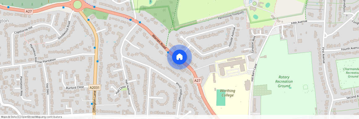 Warren Road, Worthing, West Sussex, BN14
