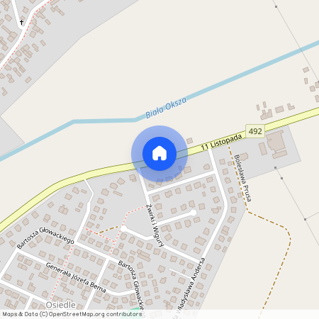 ul. 11 Listopada, Kłobuck, Kłobuck, kłobucki, śląskie