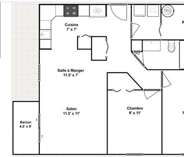 Appartement 4 1/2 à Repentigny à louer - Photo 2