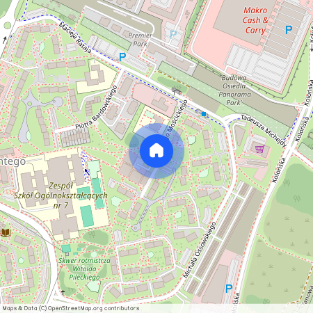 ul. Ignacego Mościckiego, Osiedle Witosa, Katowice, śląskie