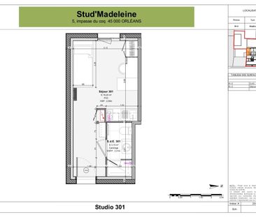 Location Appartement 1 Pièce 19 m² - Meublé - Photo 1