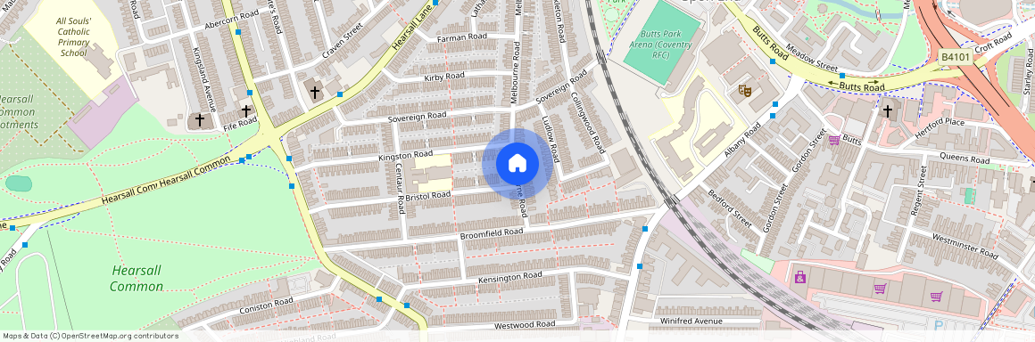Melbourne Road, Earlsdon, Coventry, CV5 6JP