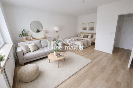 Moderne, helle 1-Zimmer-Wohnung mit Balkon & neuer Einbauküche – Ruhig gelegen - Foto 3