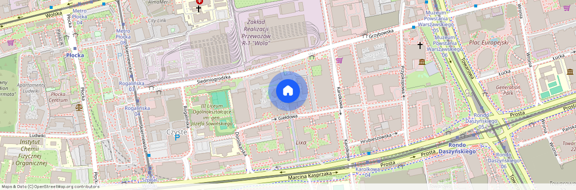 ul. Giełdowa, Czyste, Wola, Warszawa, mazowieckie