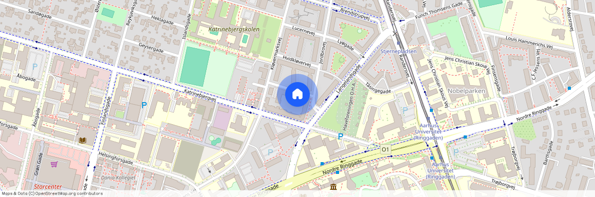 Aarhus N, Rødkløvervej 3. st. 2.