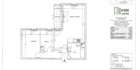 location Appartement T2 DE 55.81m² À MELUN - Photo 3