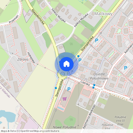 ul. Starogardzka, Orunia Górna - Gdańsk Południe, Gdańsk, pomorskie