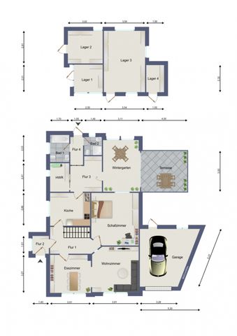 Familienhaus, 5 ZKB, ca. 200m2 WF/NF, EBK, Wintergarten, Garten, Carport, uvm. - Foto 5