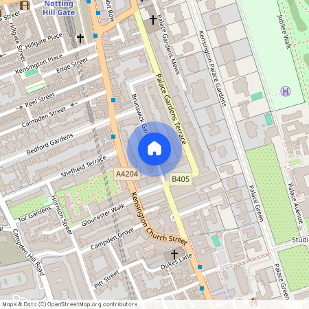 Brunswick Gardens, Kensington, W8 4AJ, London