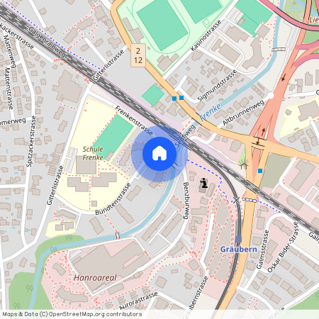 Frenkenstrasse 20, 4410 Liestal, Lageplan