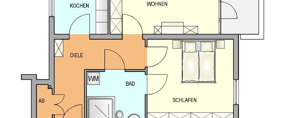 Großzügige Wohnung für Senioren - Foto 1