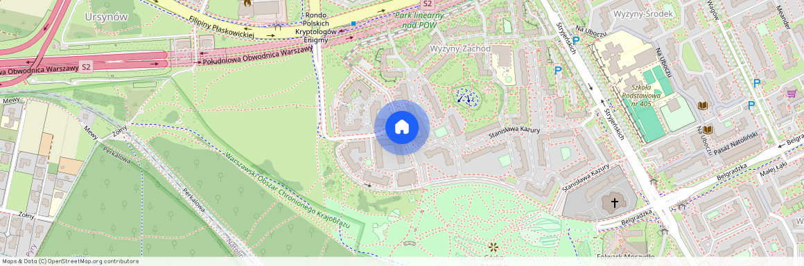 ul. Bobrowiecka, Natolin, Ursynów, Warszawa, mazowieckie