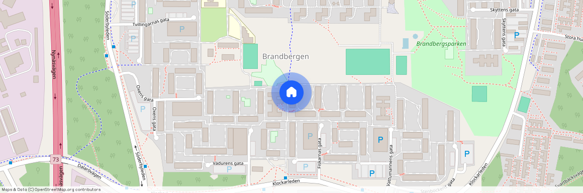 Fiskarnas Gata 166, Brandbergen
