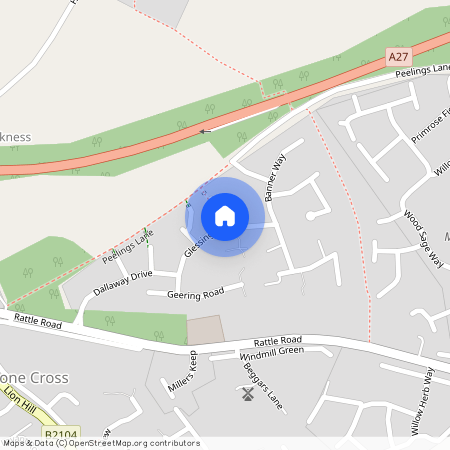 Glessing Road, Stone Cross, Pevensey