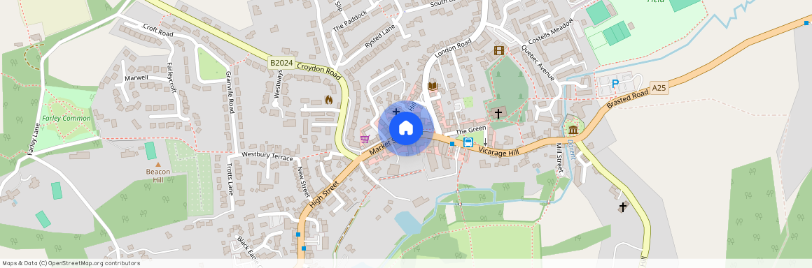 Westerham Place, Quebec Square, Westerham