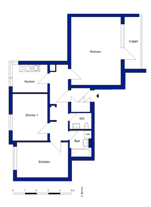 3-Zimmer-Wohnung mit schöner Raumaufteilung und in bevorzugter Wohnlage - Foto 1