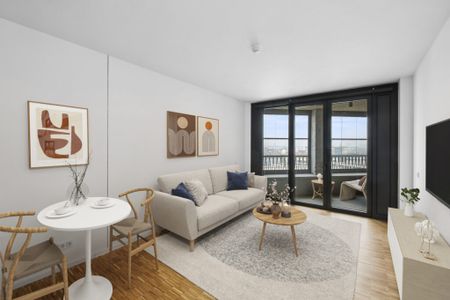 Space to Breathe – Großzügiges 1-Zimmer-Apartment mit Loggia und Hauptstadtblick - Photo 2