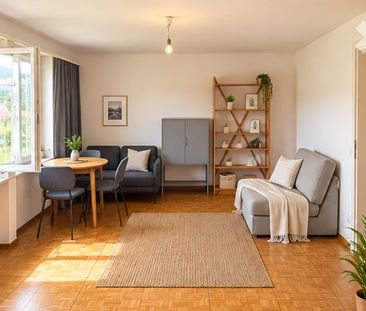 Möbliertes 1-Zimmer-Apartment im 5. OG in Wettingen - Photo 1