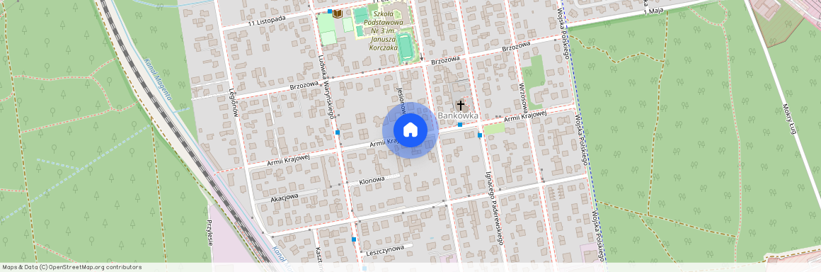 ul. Armii Krajowej, Zielonka, wołomiński, mazowieckie