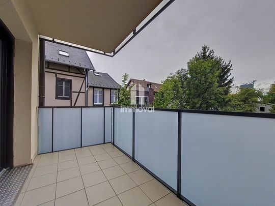 NEUDORF - 2 pces récent de 42.54m² avec balcon et parking - Photo 1