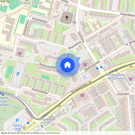 ul. Budziszyńska, Nowy Dwór, Fabryczna, Wrocław, dolnośląskie