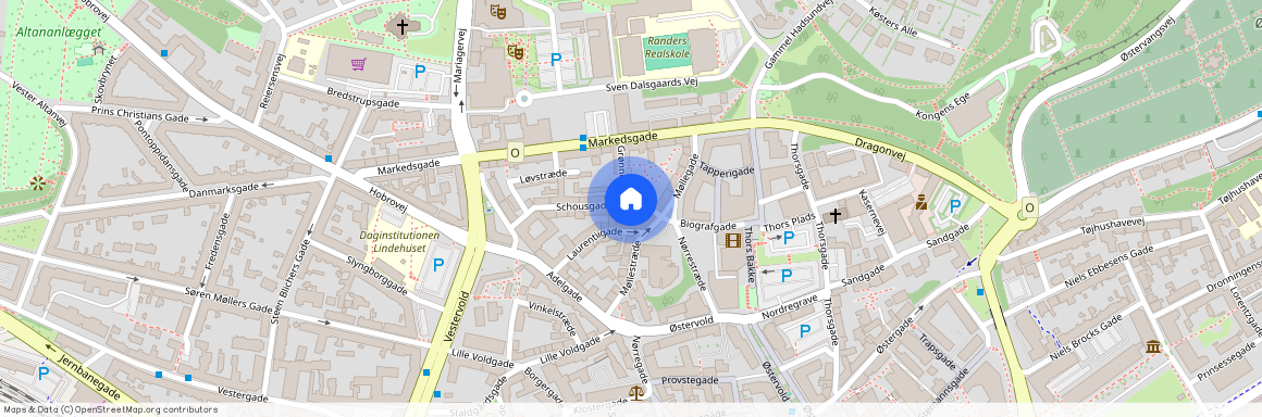 Randers C, 1 C, st. tv., Schousgade, 8900