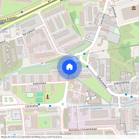 ul. Centralna, Łęg, Czyżyny, Kraków, małopolskie