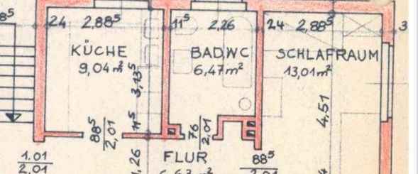 Teilsanierte 3 Zimmer Küche Bad - Photo 1