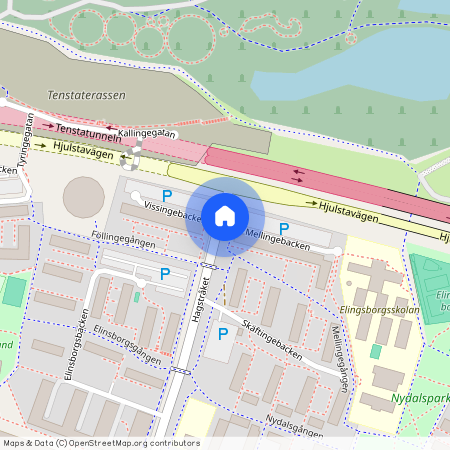 Mellingebacken, Spånga