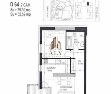 Inchiriere Apartament 2 Camere One Herastrau|Loc parcare|Boxă - Fotografie 6