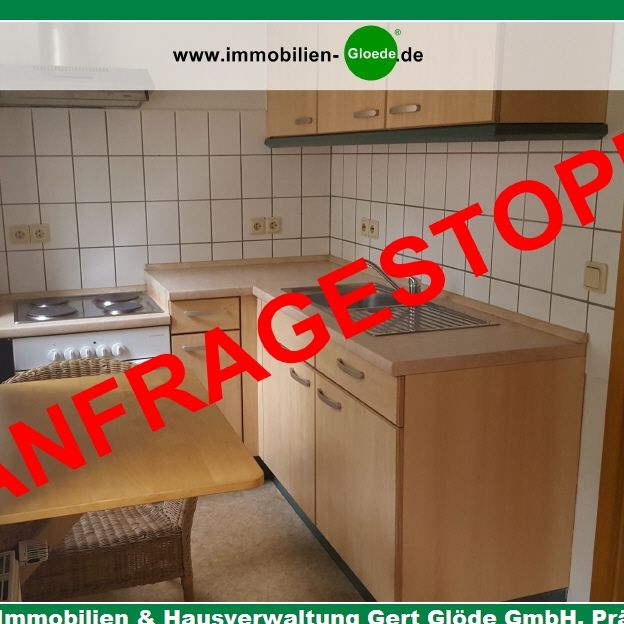 Geräumige 1-Raum-Wohnung mit Einbauküche im Erdgeschoss ab Dezember frei - Bebelstraße - Foto 1