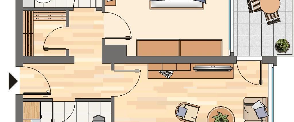 Demnächst frei! 2-Zimmer-Wohnung in Unna Süd - Foto 1