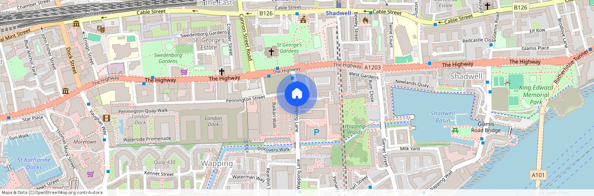 King Henry Terrace, Sovereign Court, Wapping, London, E1W