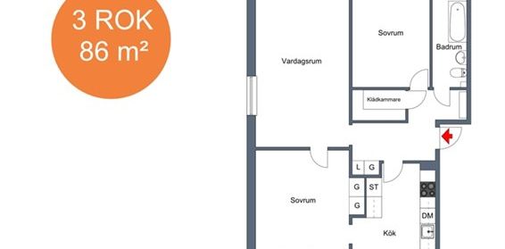 Trädgårdsgatan 7 d - Foto 2