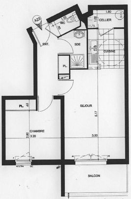 Location Appartement 2 pièces NANTES 44300 - Photo 1