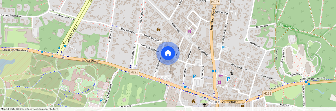 Doorn-Centrum, 3941 HR, Kortenburglaan, Doorn