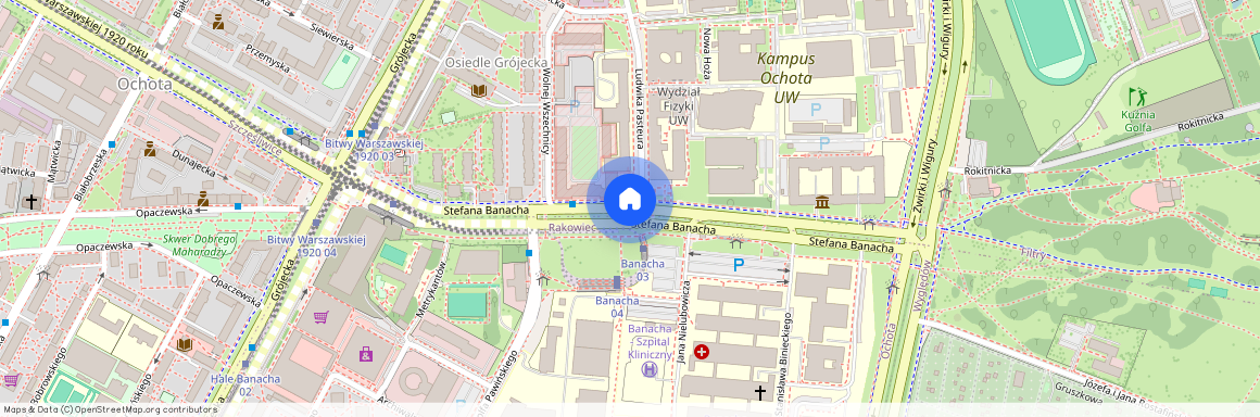 ul. Stefana Banacha, Stara Ochota, Ochota, Warszawa, mazowieckie