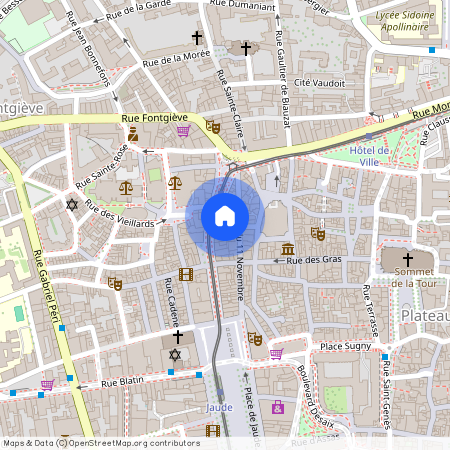 rue Jean Rochon, Cathédrale, Clermont-Ferrand