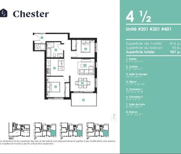 2 CH - 1 SDB - Salaberry-de-Valleyfield - $1,550 /mo - Photo 3