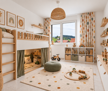 Neubau: 4.5-Zi-Wohnung mit grosszügigem Balkon und Weitsicht - Photo 2