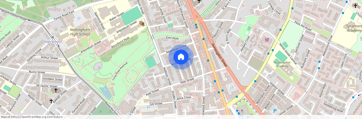 Annesley Grove, Arboretum, NG1 4GU