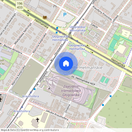 ul. Głogowska, os. Hetmańskie HCP, Grunwald, Poznań, wielkopolskie