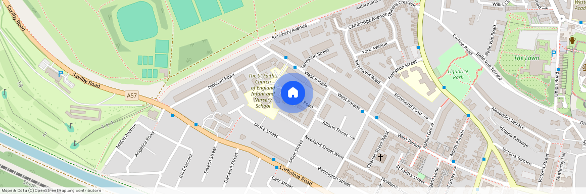 West Parade, Lincoln, Lincolnshire, LN1 1QS