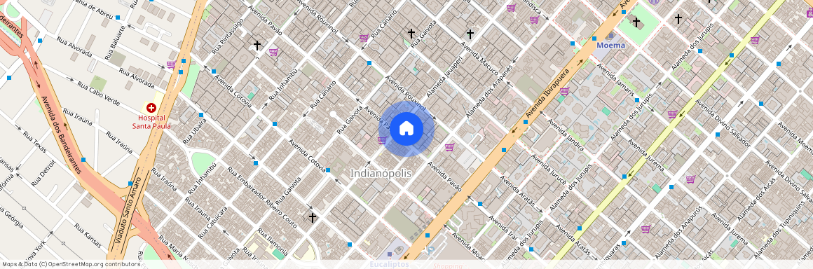 Alameda Jauaperi, Indianópolis, Moema, São Paulo